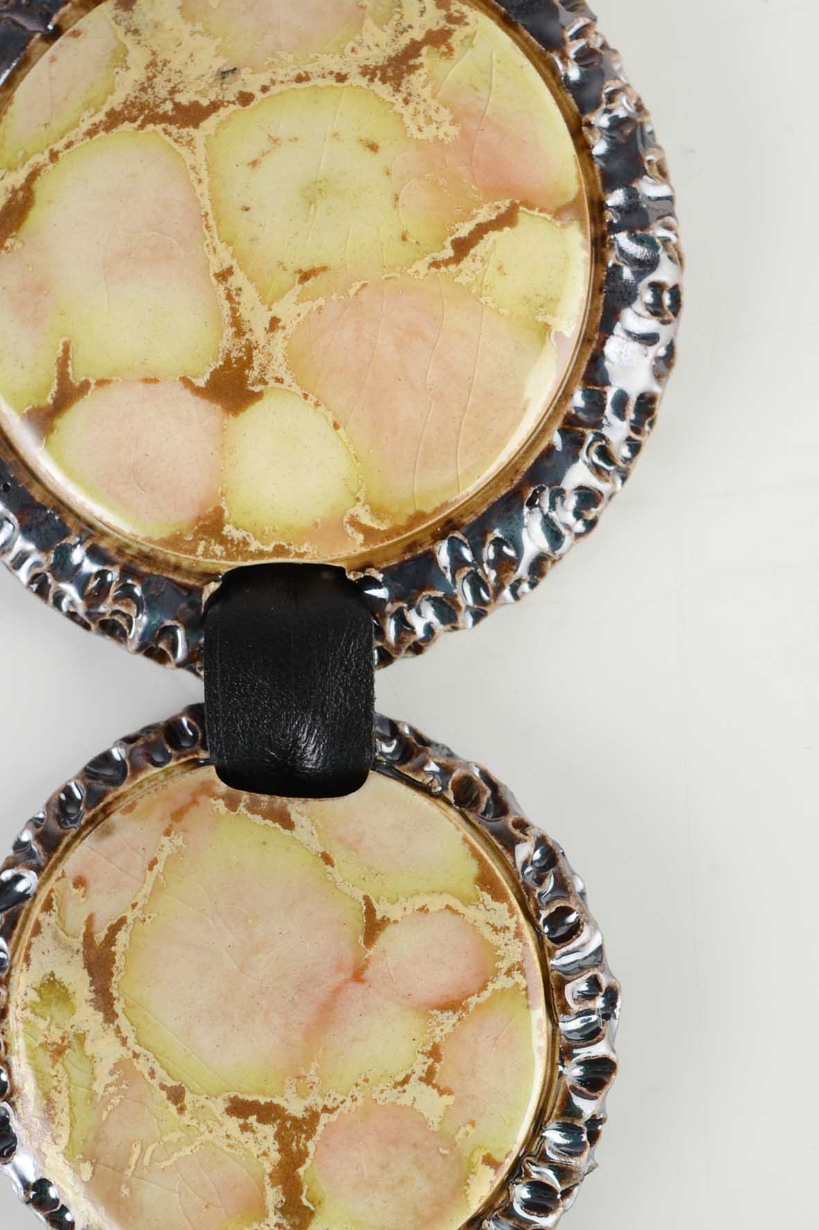 Beige Oversized Necklace