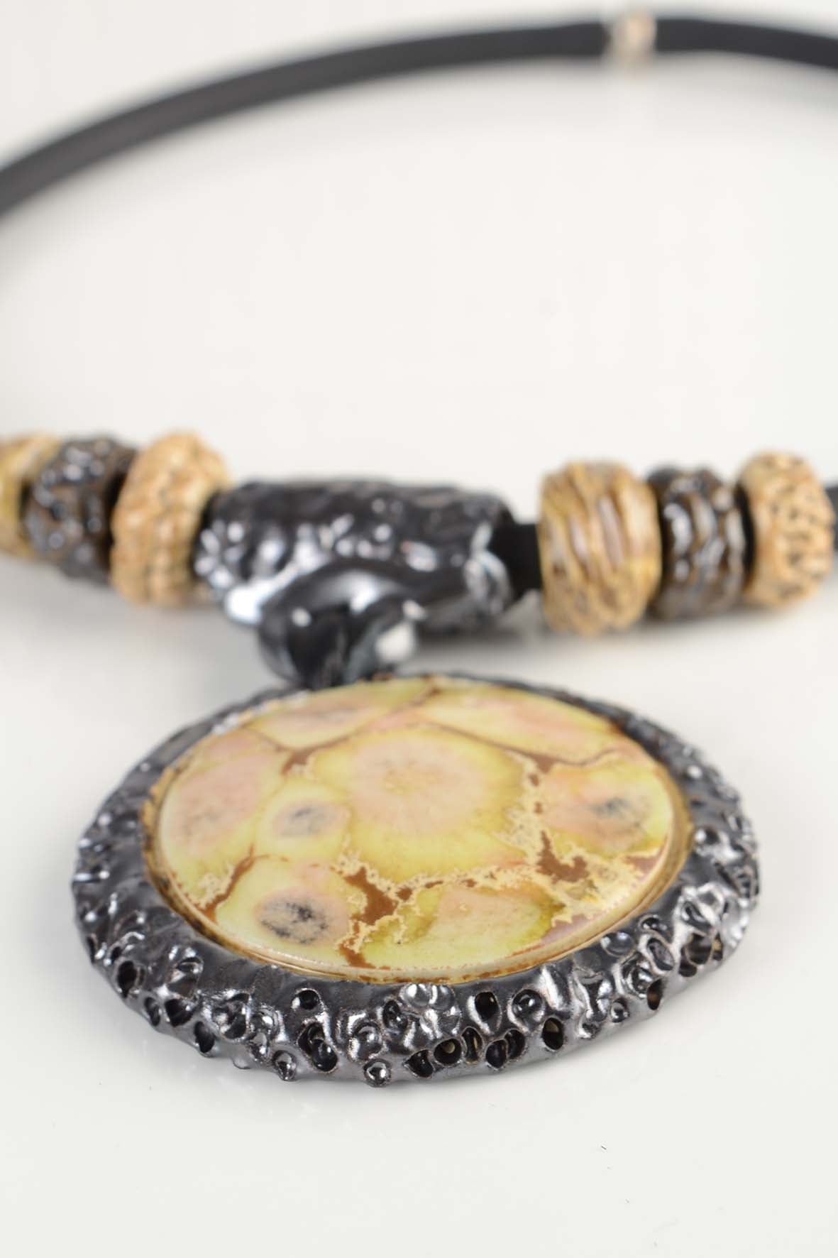 Beige, Cream Necklace for Women