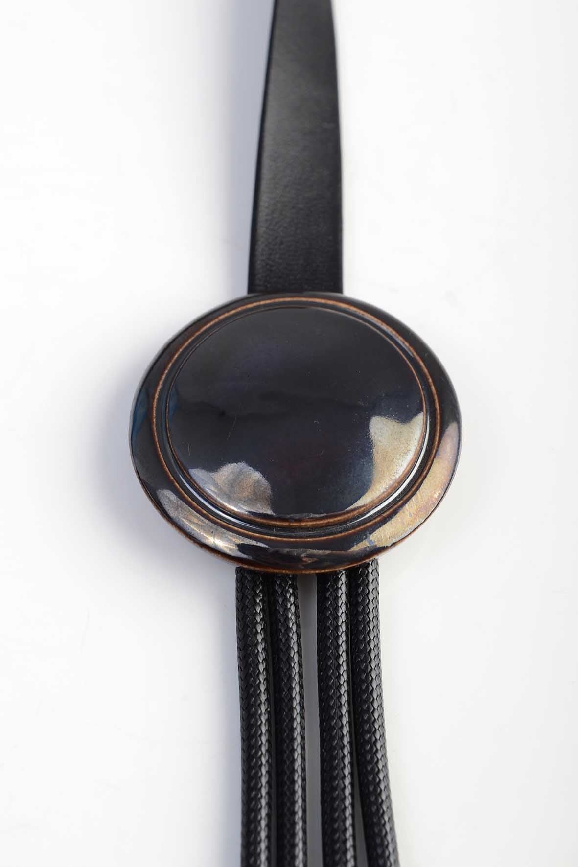 Black Crossbody Necklace