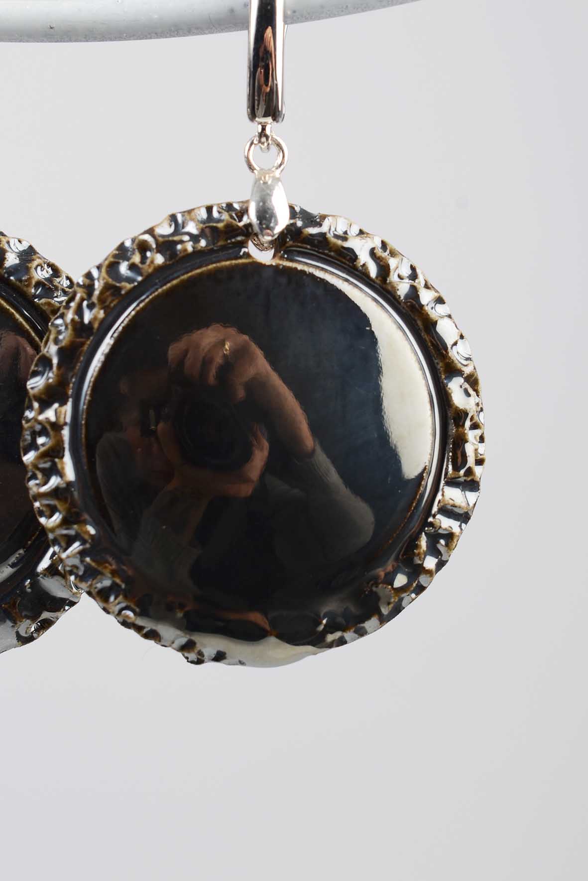 Black Extravagant Earrings