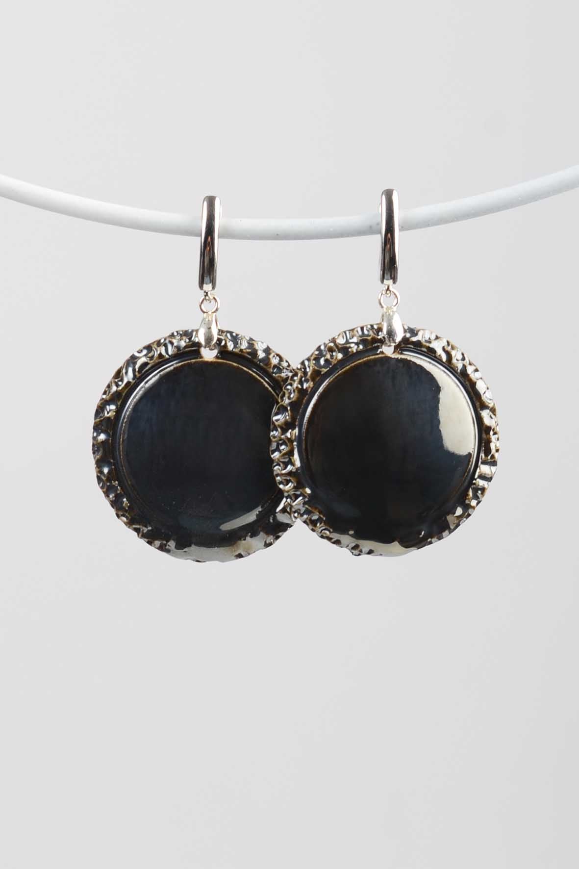 Black Extravagant Earrings