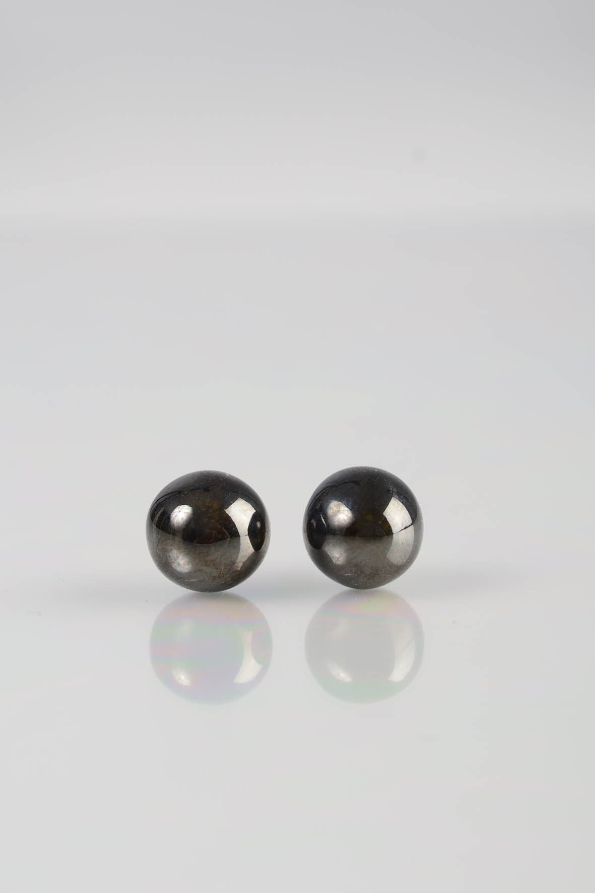 Black Small Stud Earrings