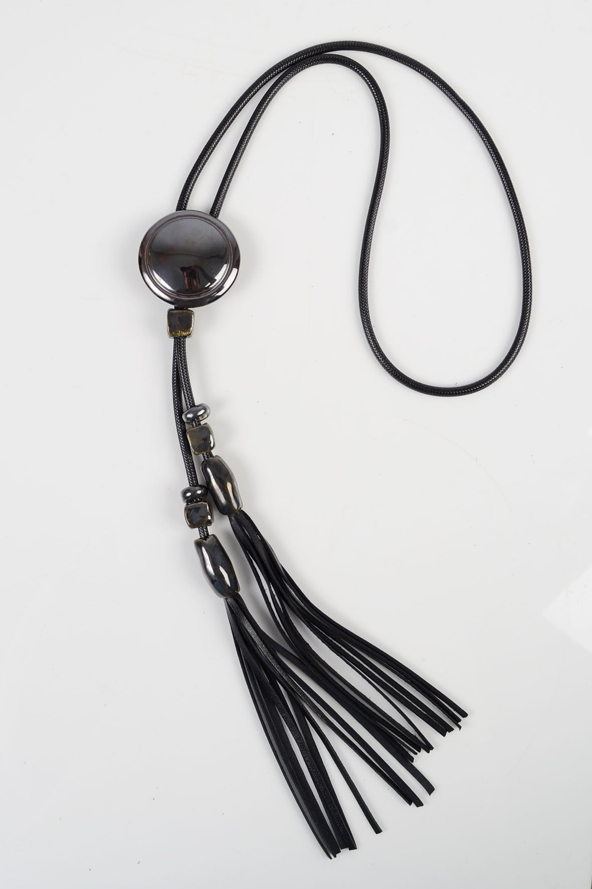 Black Tassel Necklace