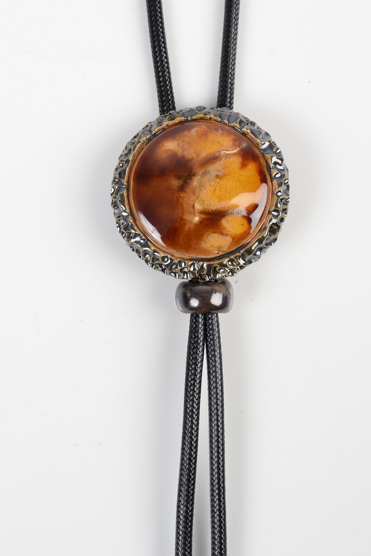 Brown Cowboy Necklace - Adjustable Height