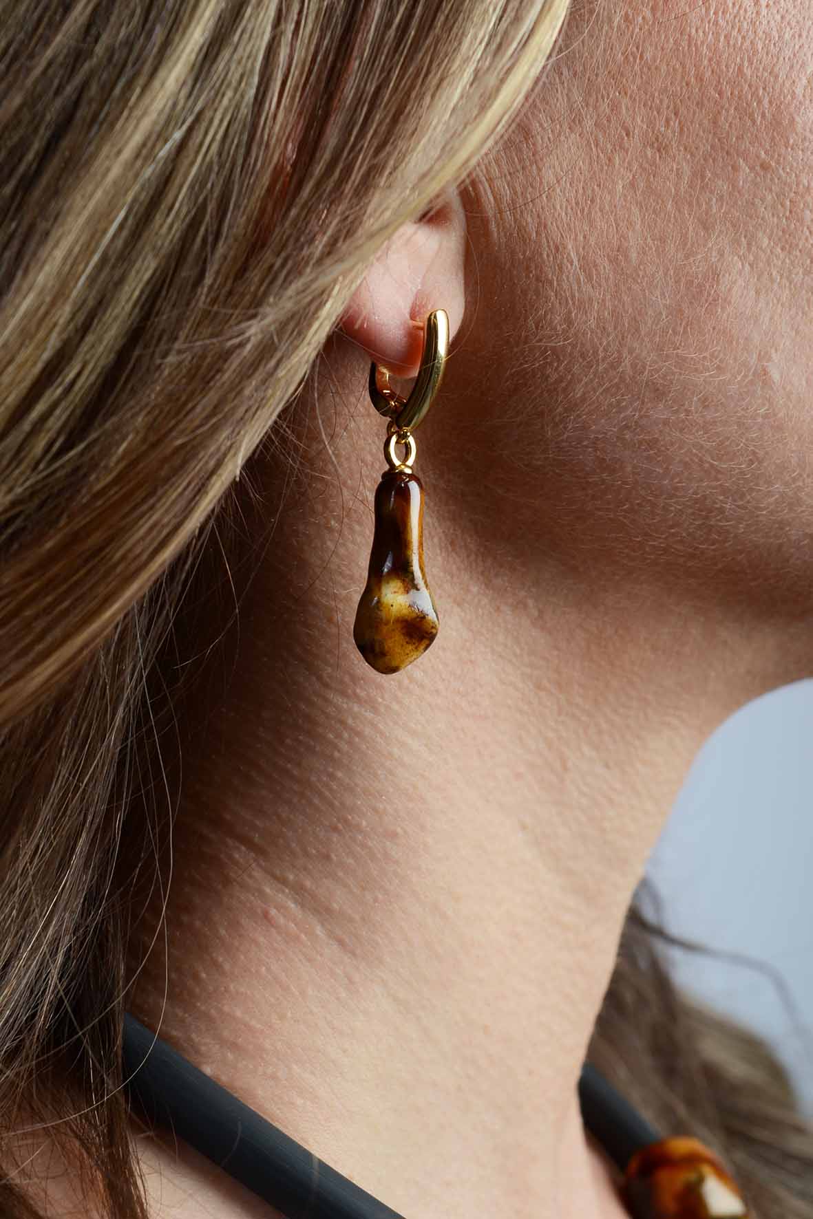 Brown Earthy Jewelry Earrings