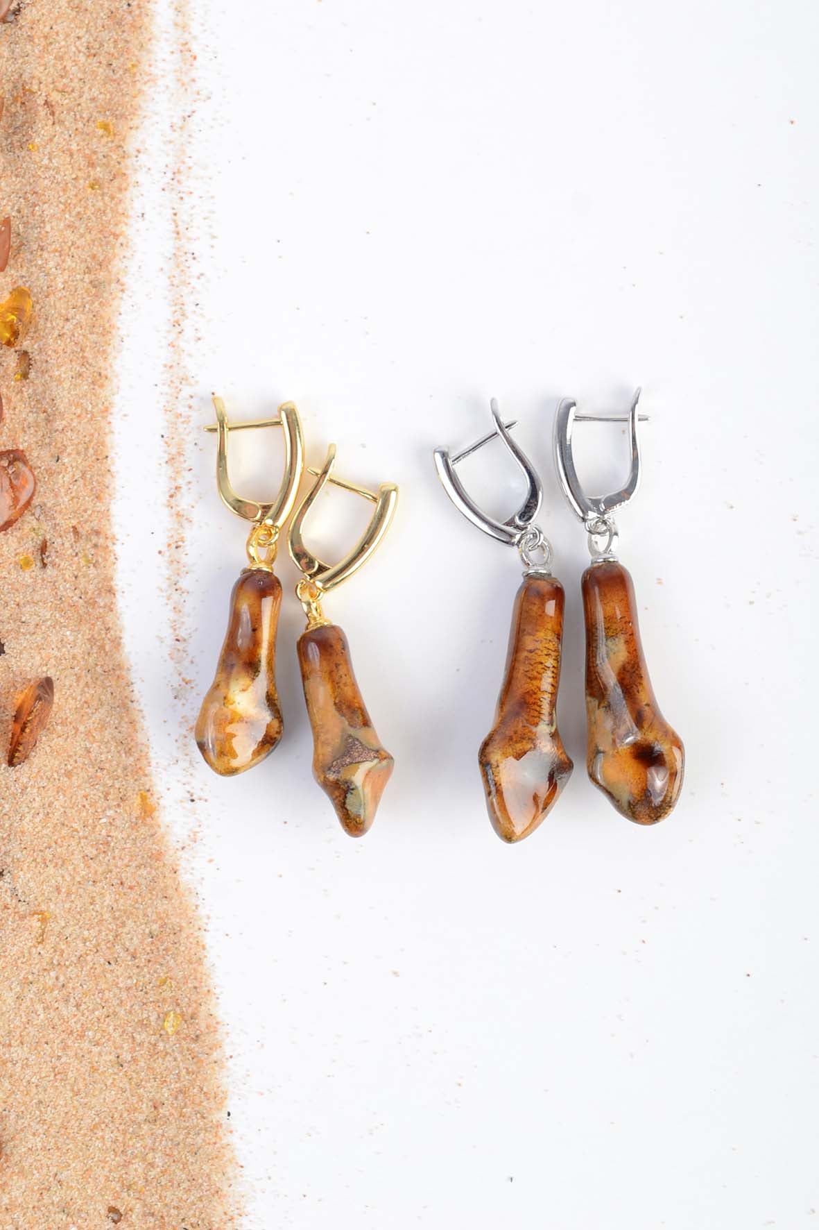 Brown Earthy Jewelry Earrings