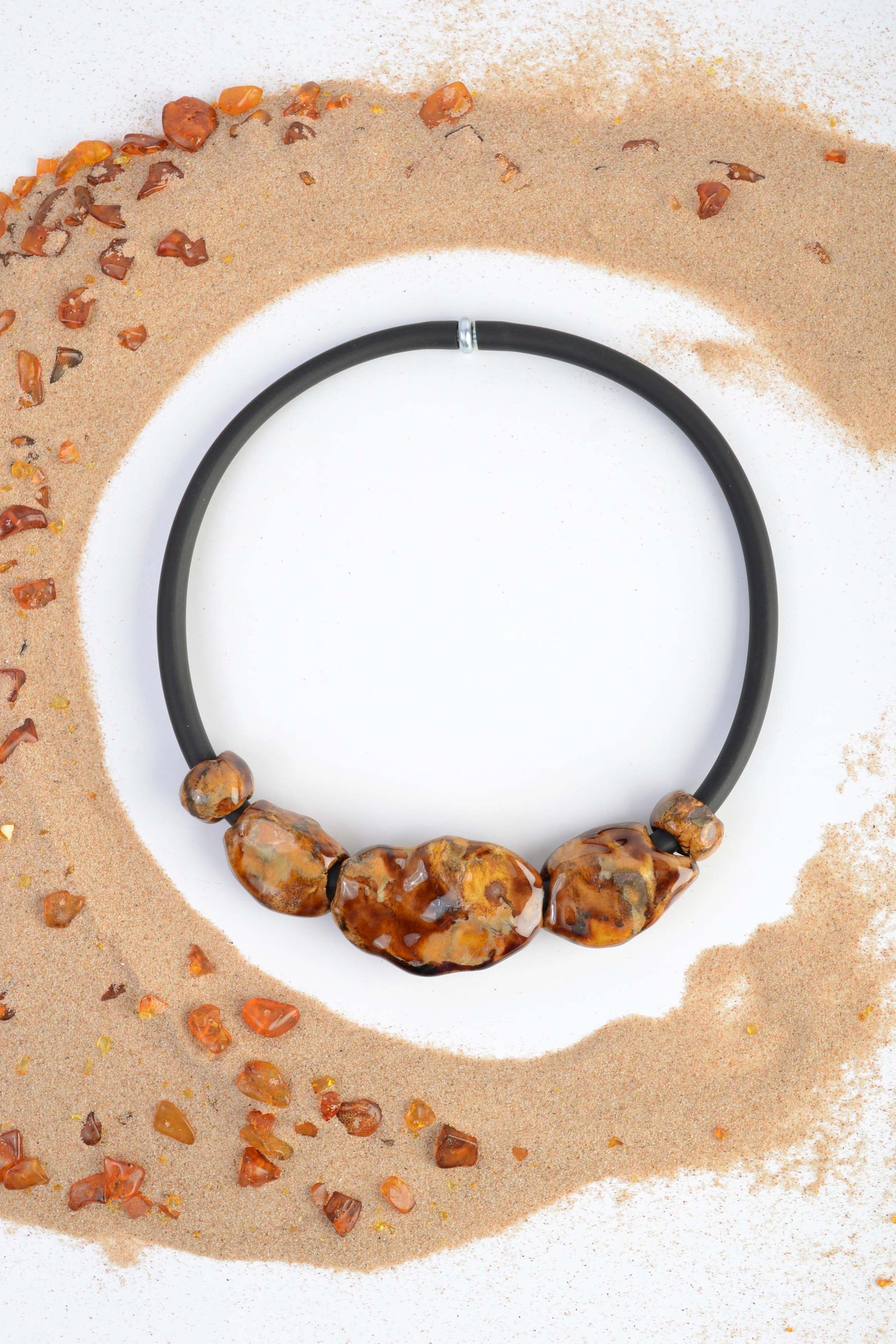 Brown Nature Inspired Jewelry Necklace