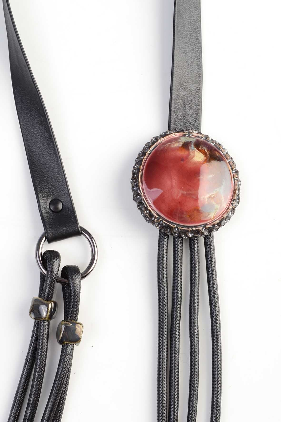 Burgundy Multifunctional Necklace