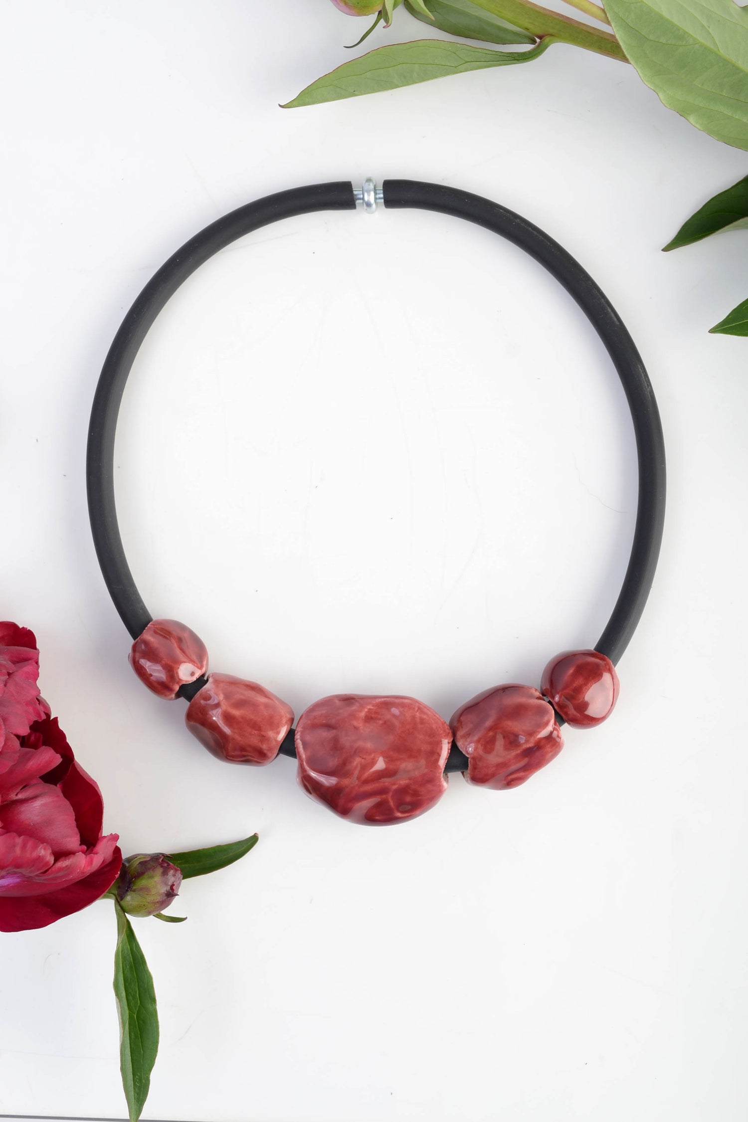 Claret Ceramic Jewelry Necklace