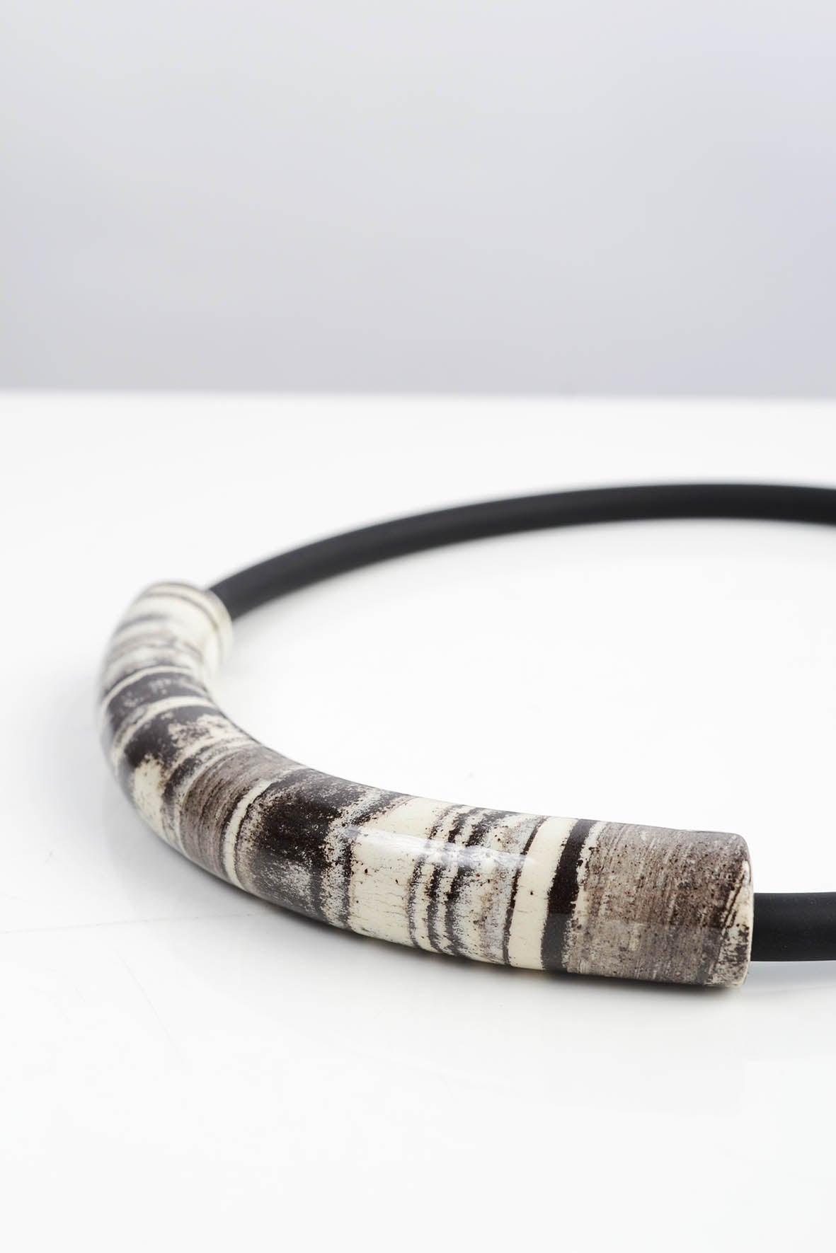 Large Marble-Look Necklace