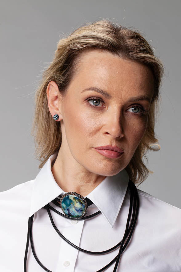 Delicate Bright Blue Earrings