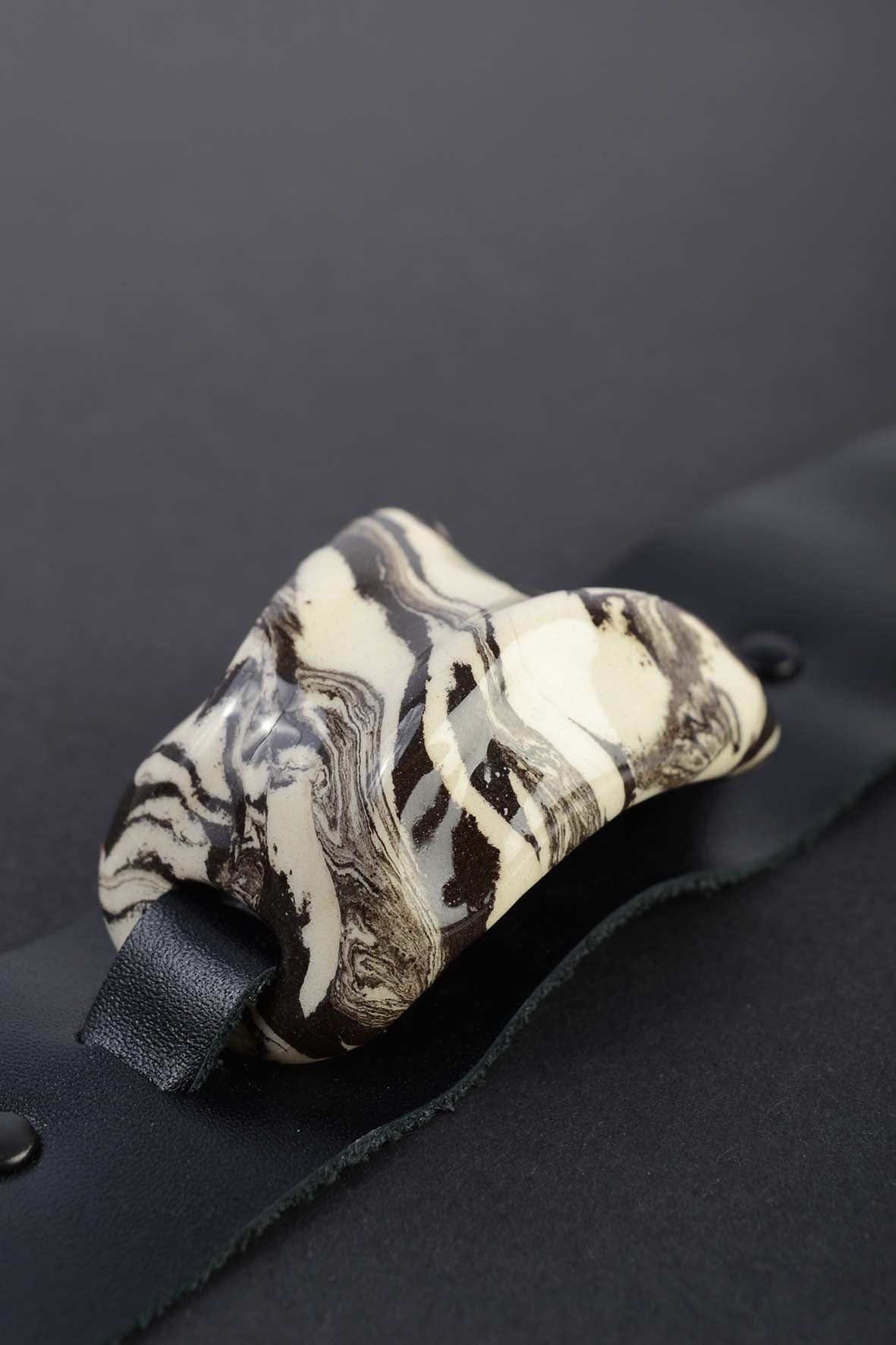 Ethical Slow Fashion Leather Bracelet