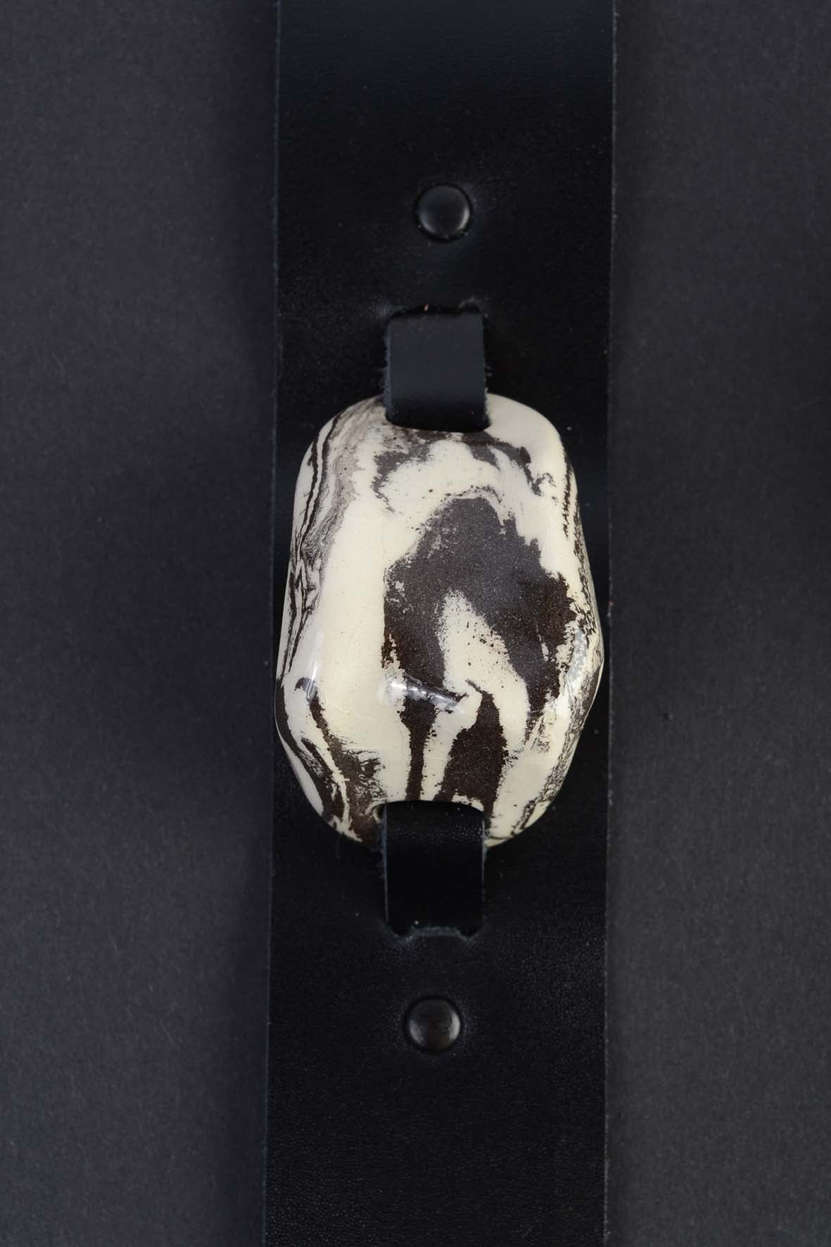 Ethical Slow Fashion Leather Bracelet