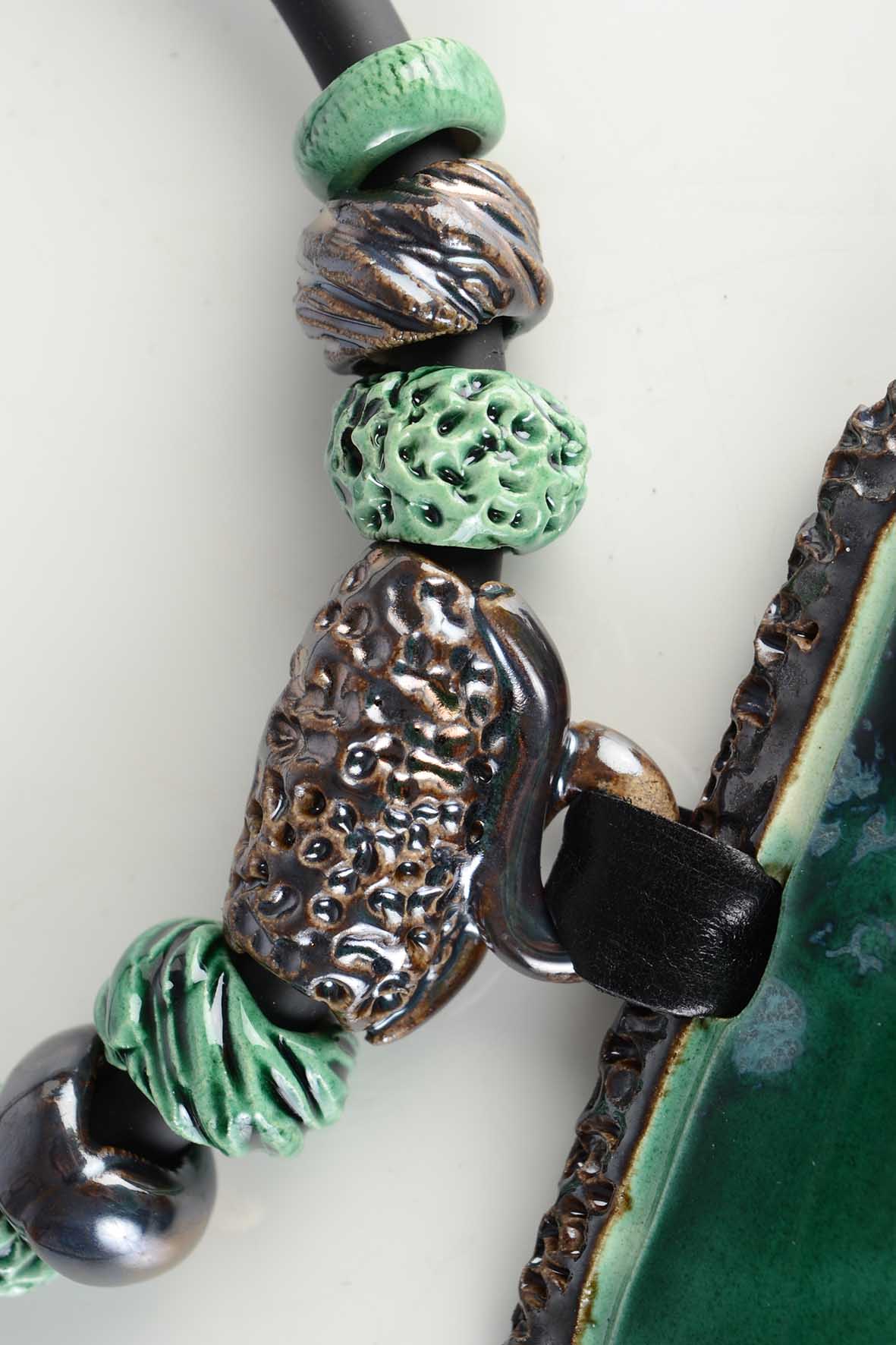 Extra Big Necklace For Women Bright Green