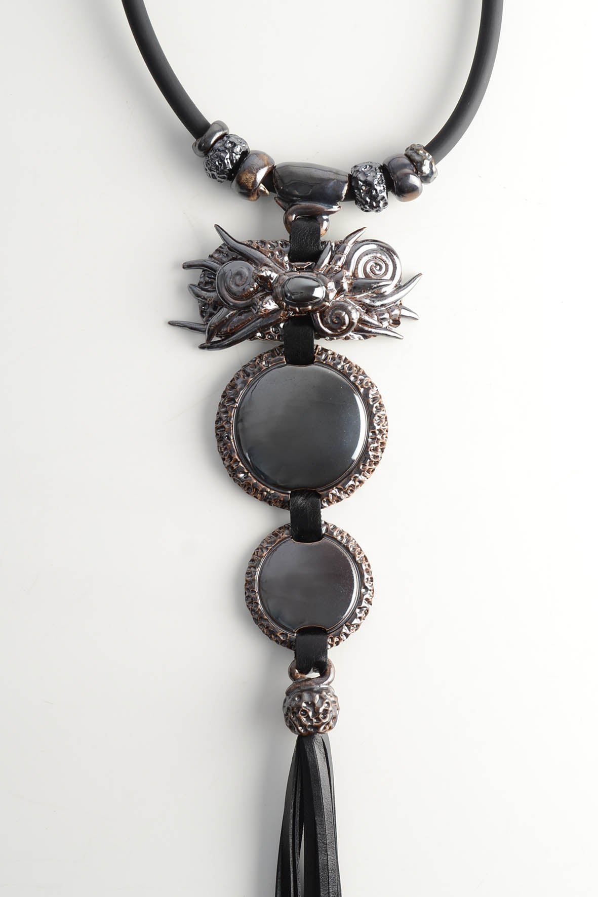 Extremely Long Black Necklace