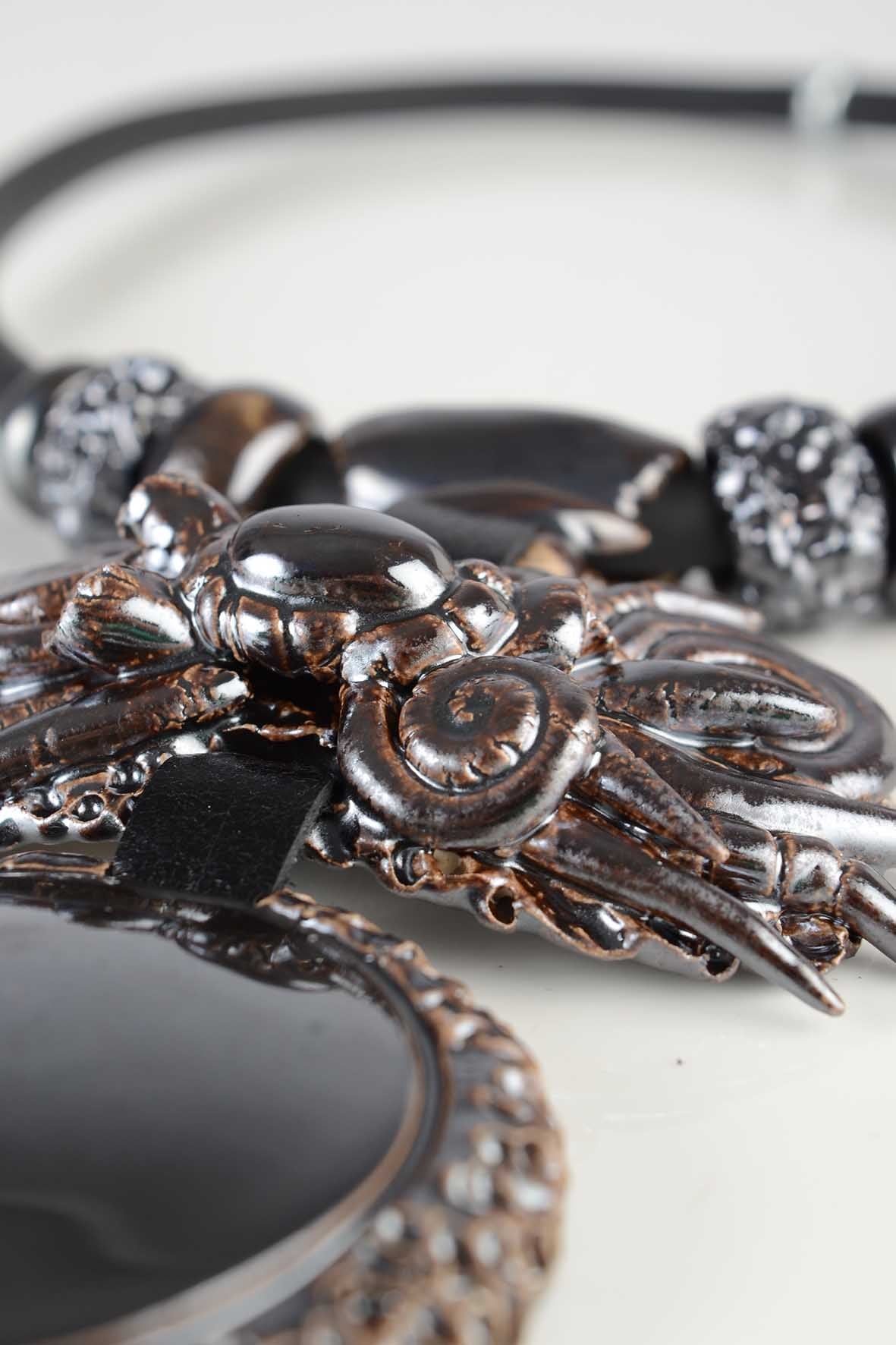 Extremely Long Black Necklace