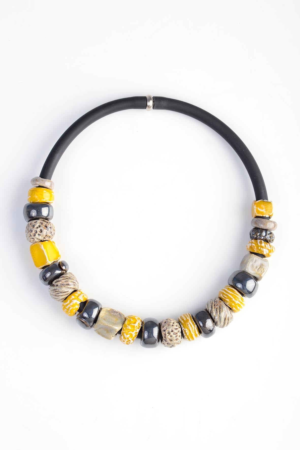 Yellow Necklace Beads for Women