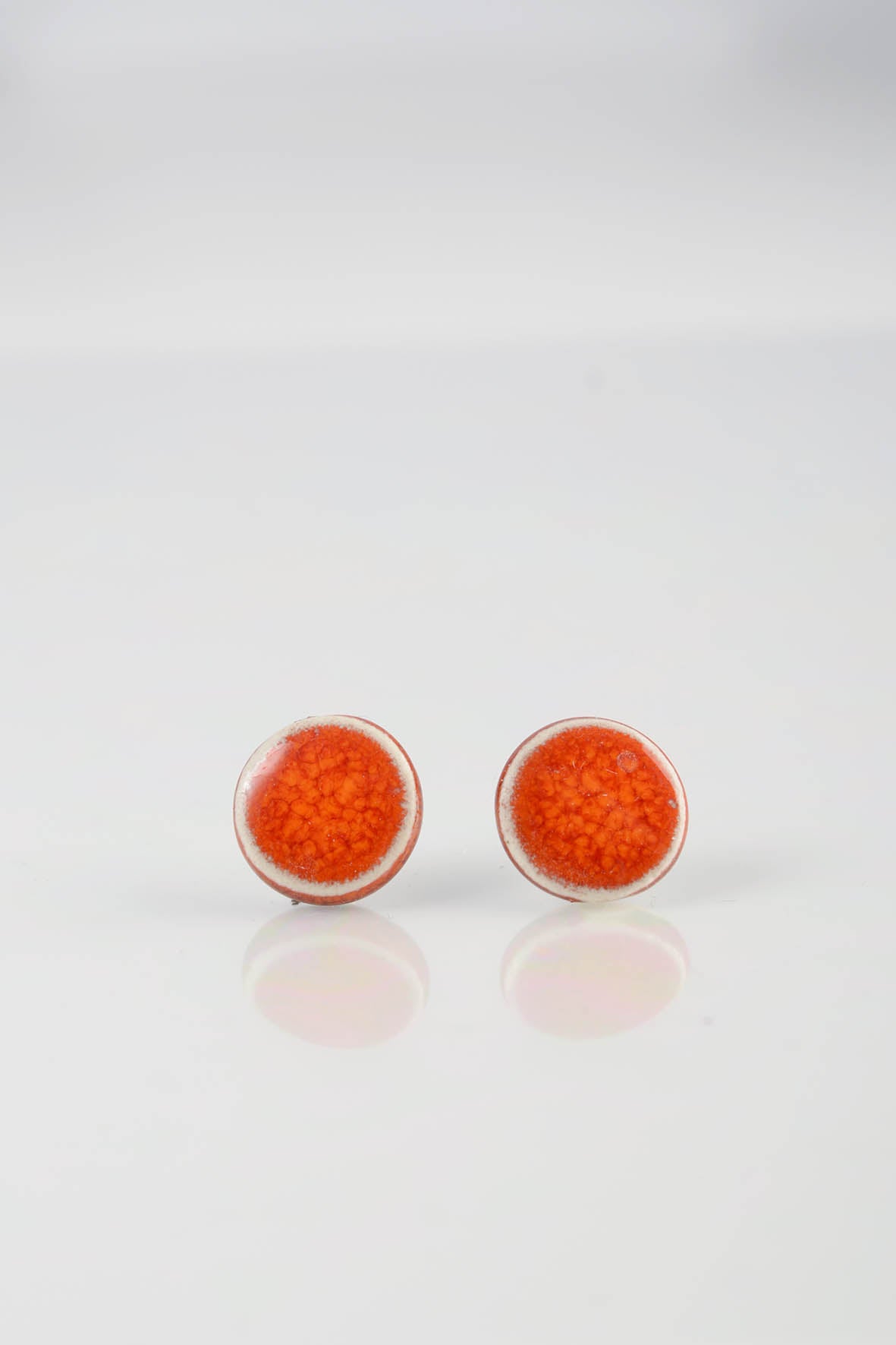 Stud Women's Orange Earrings
