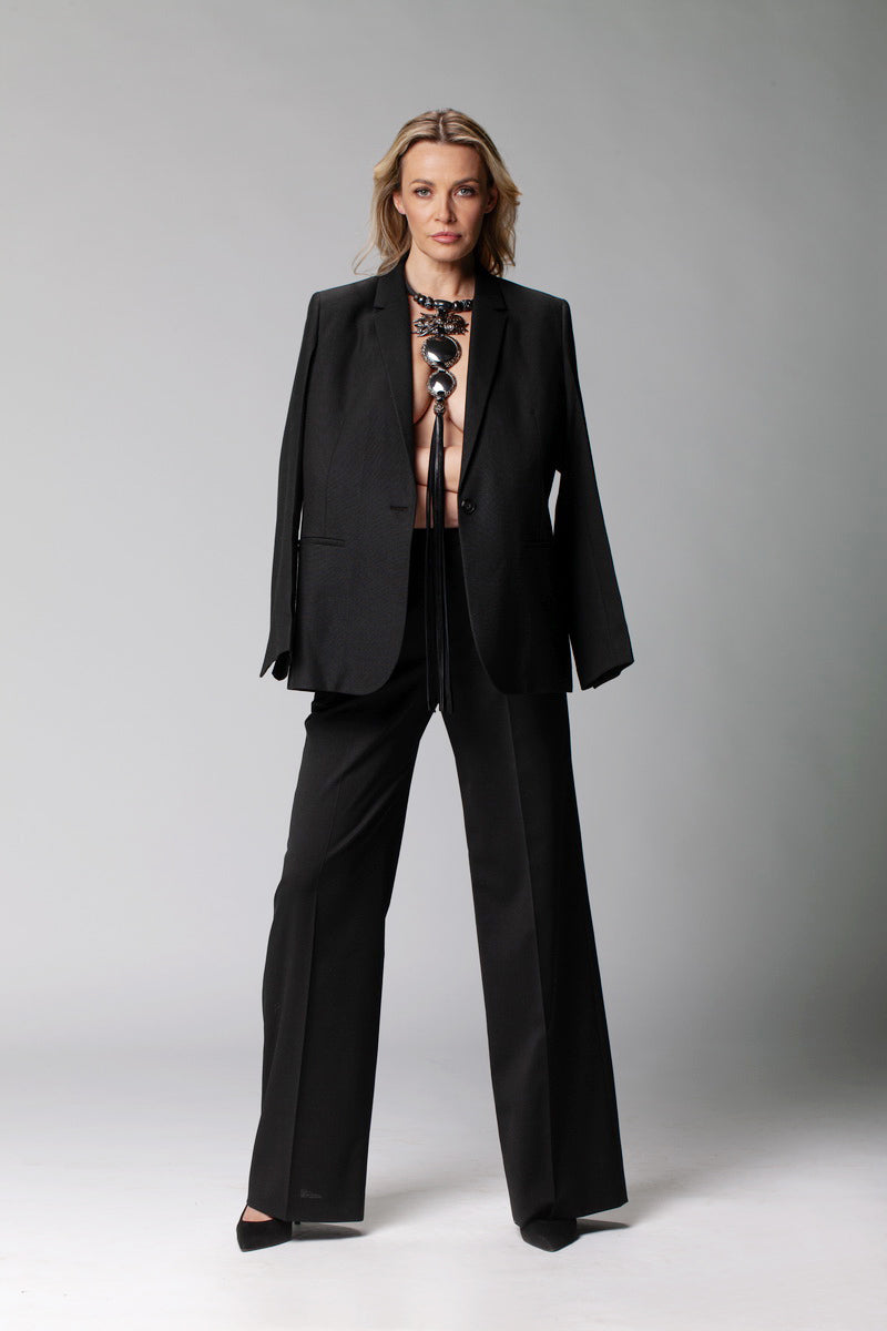 Extremely Long Black Necklace