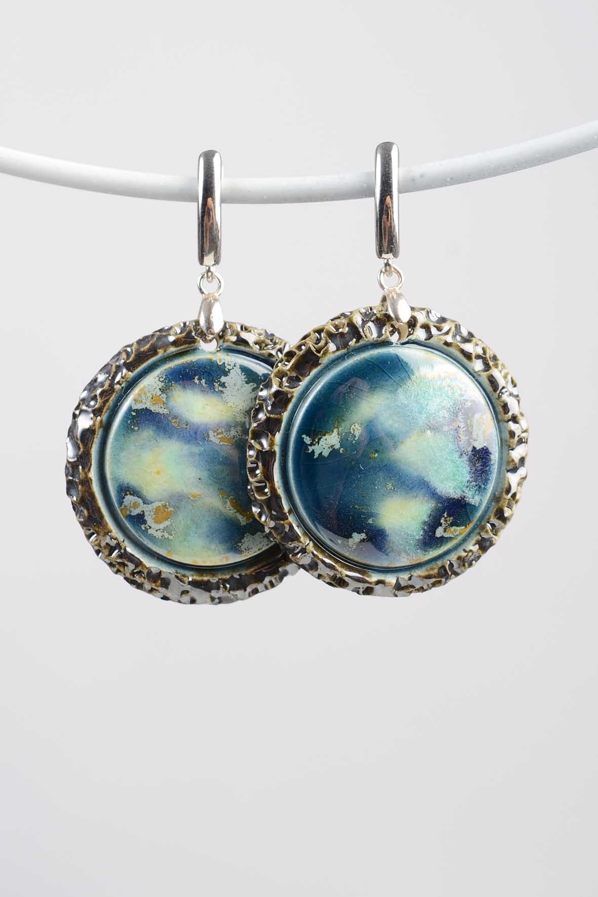 Light Blue Earrings - Contemporary Jewelry For Women