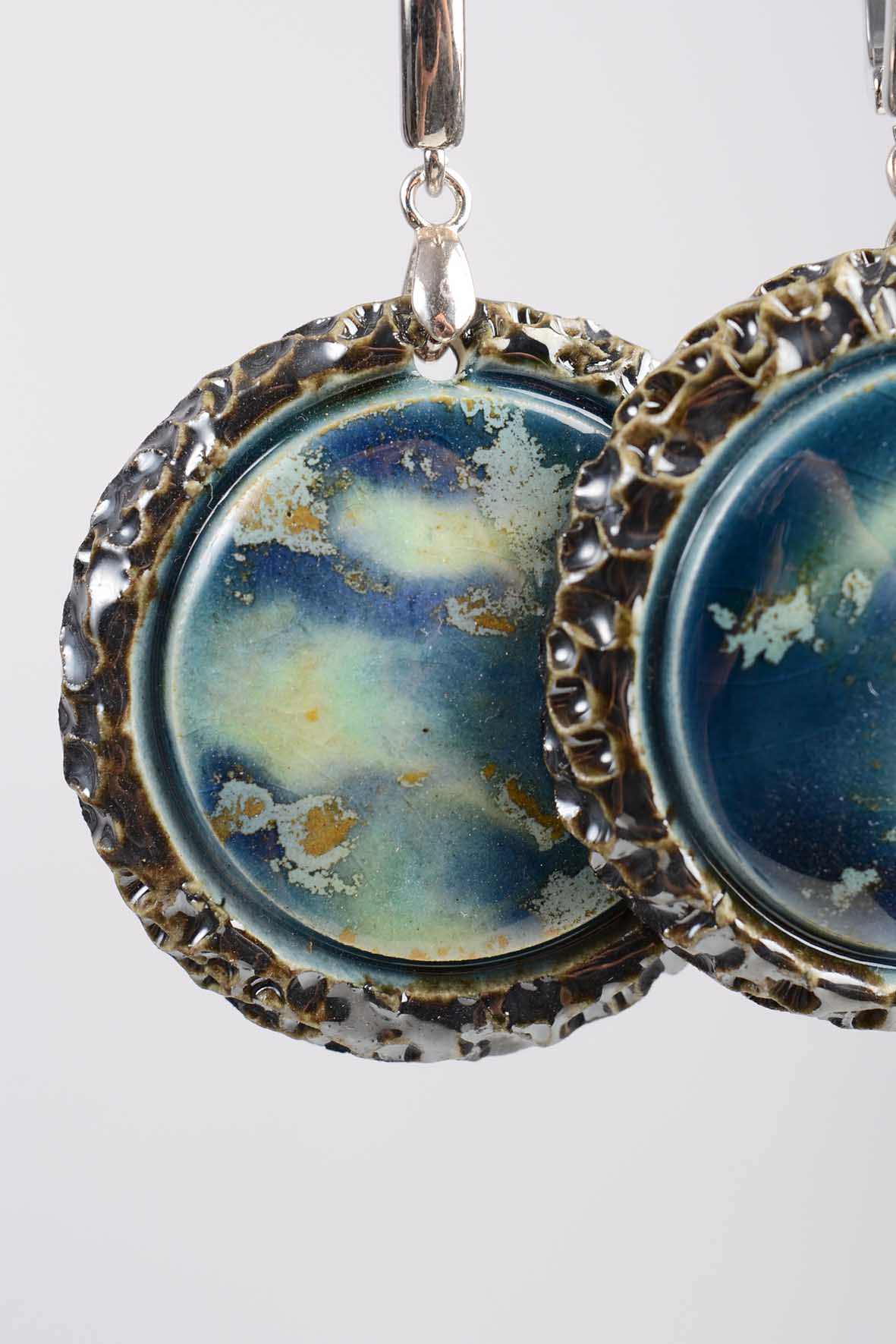 Light Blue Earrings - Contemporary Jewelry For Women