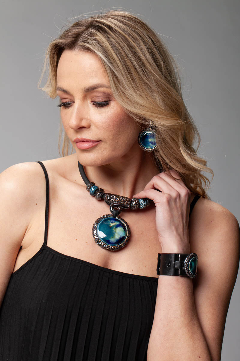 Light Blue Earrings - Contemporary Jewelry For Women