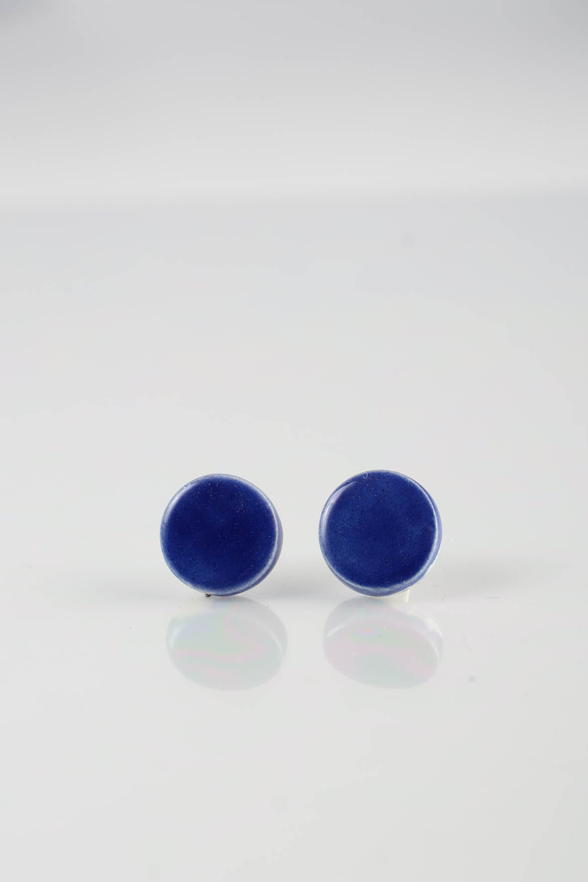Navy Blue Mini Earrings