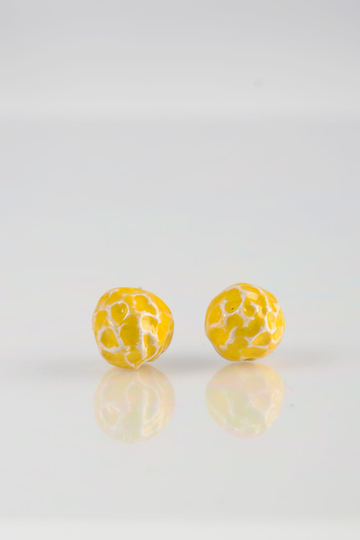 Minimalist Yellow Earrings