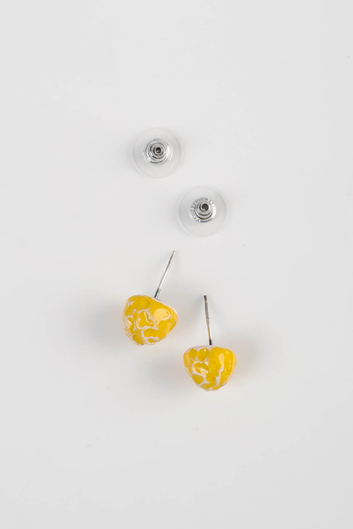 Minimalist Yellow Earrings