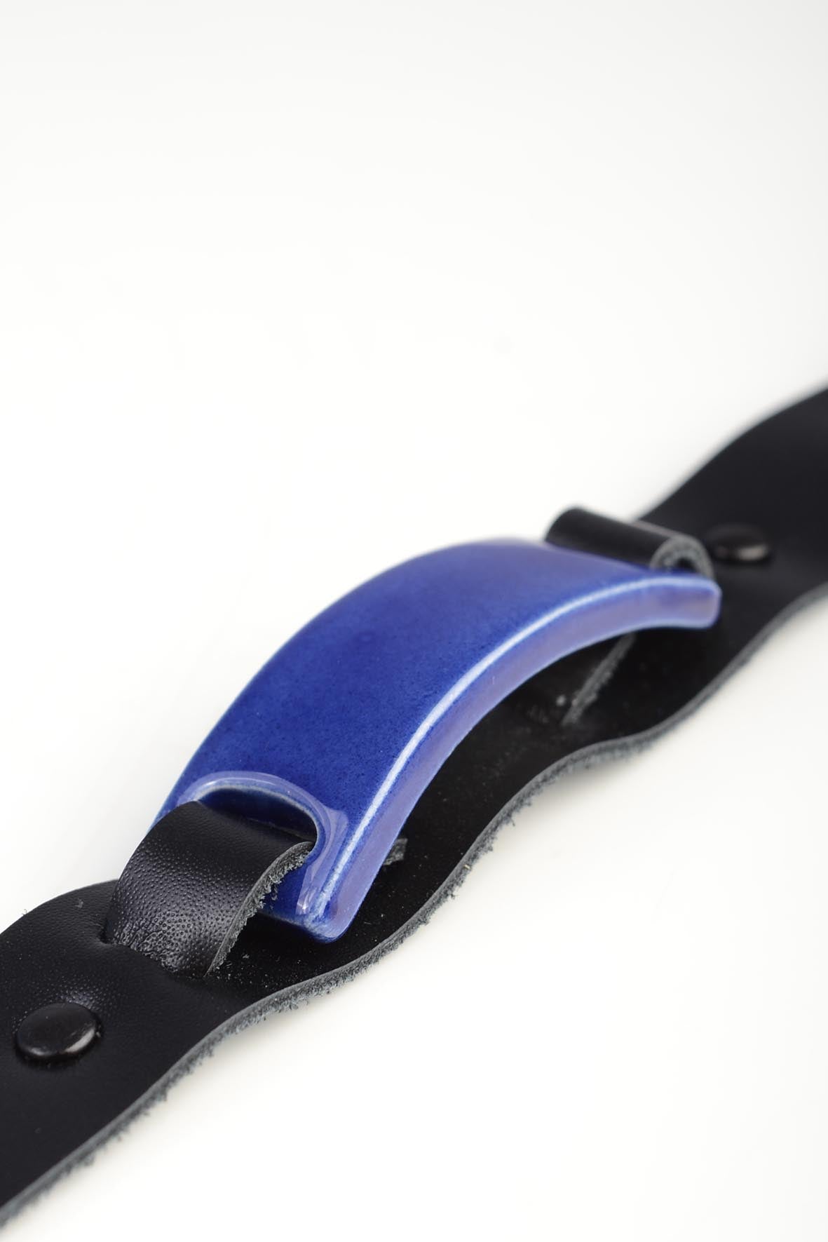 Navy Blue Contemporary Ceramic Bracelet