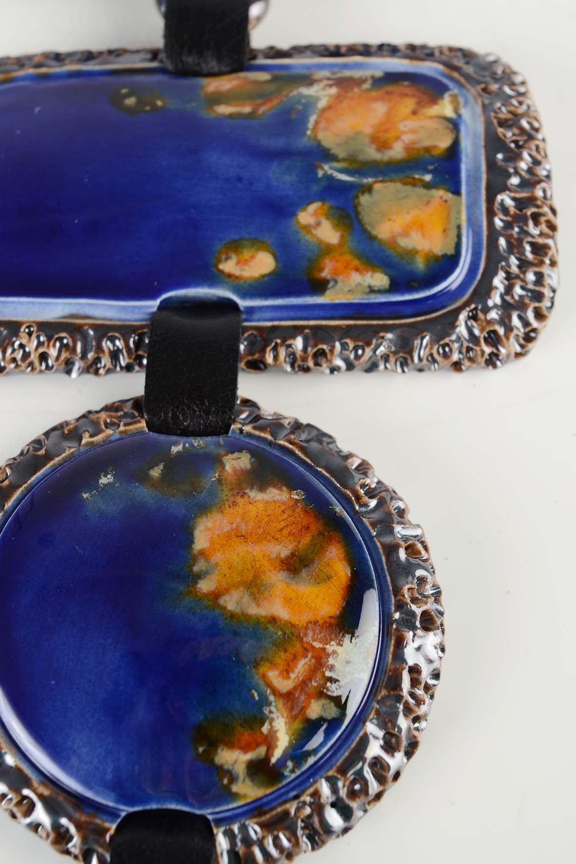 Navy Blue Massive Necklace