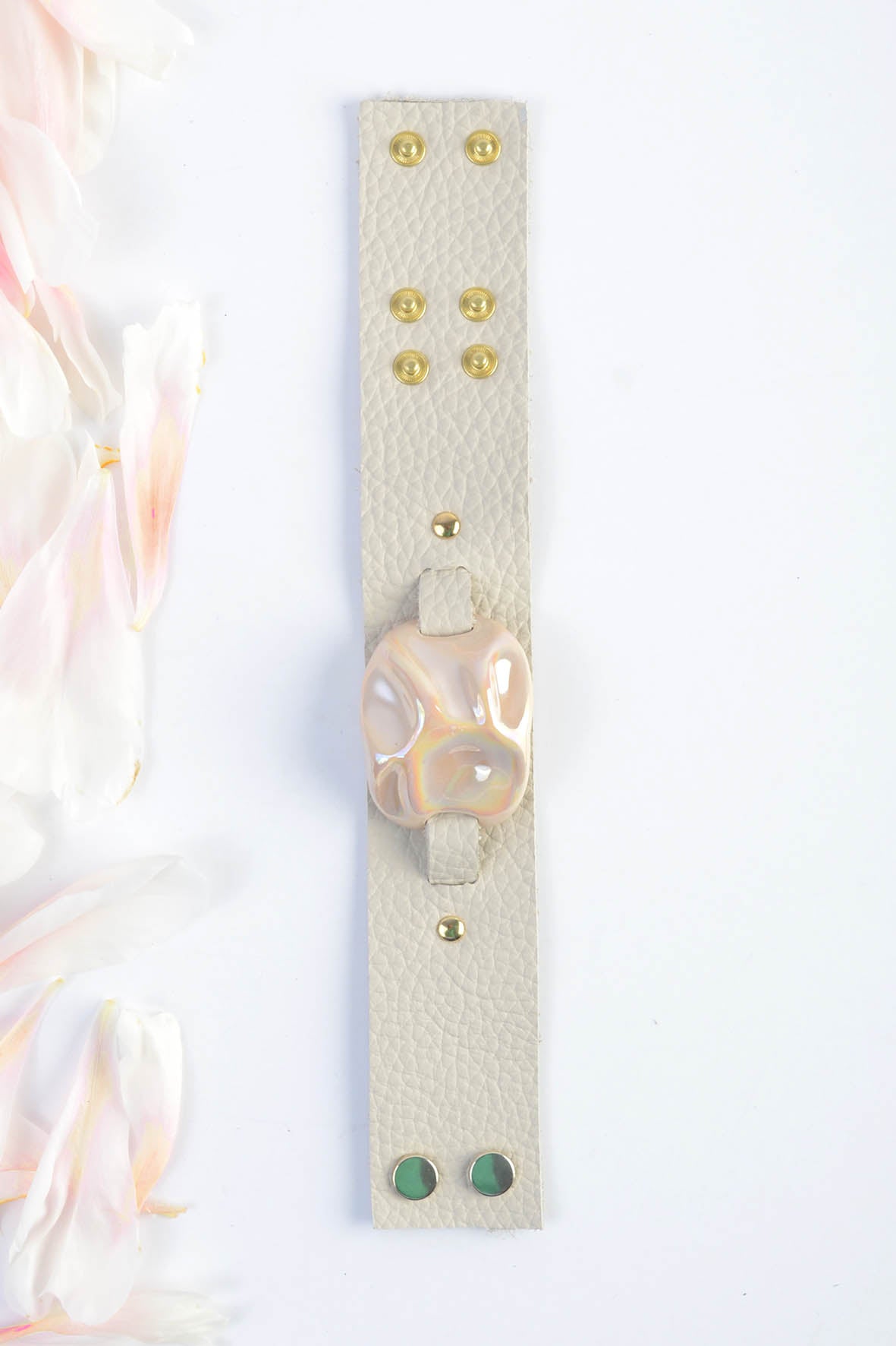 Nude Natural Leather Bracelet For Women