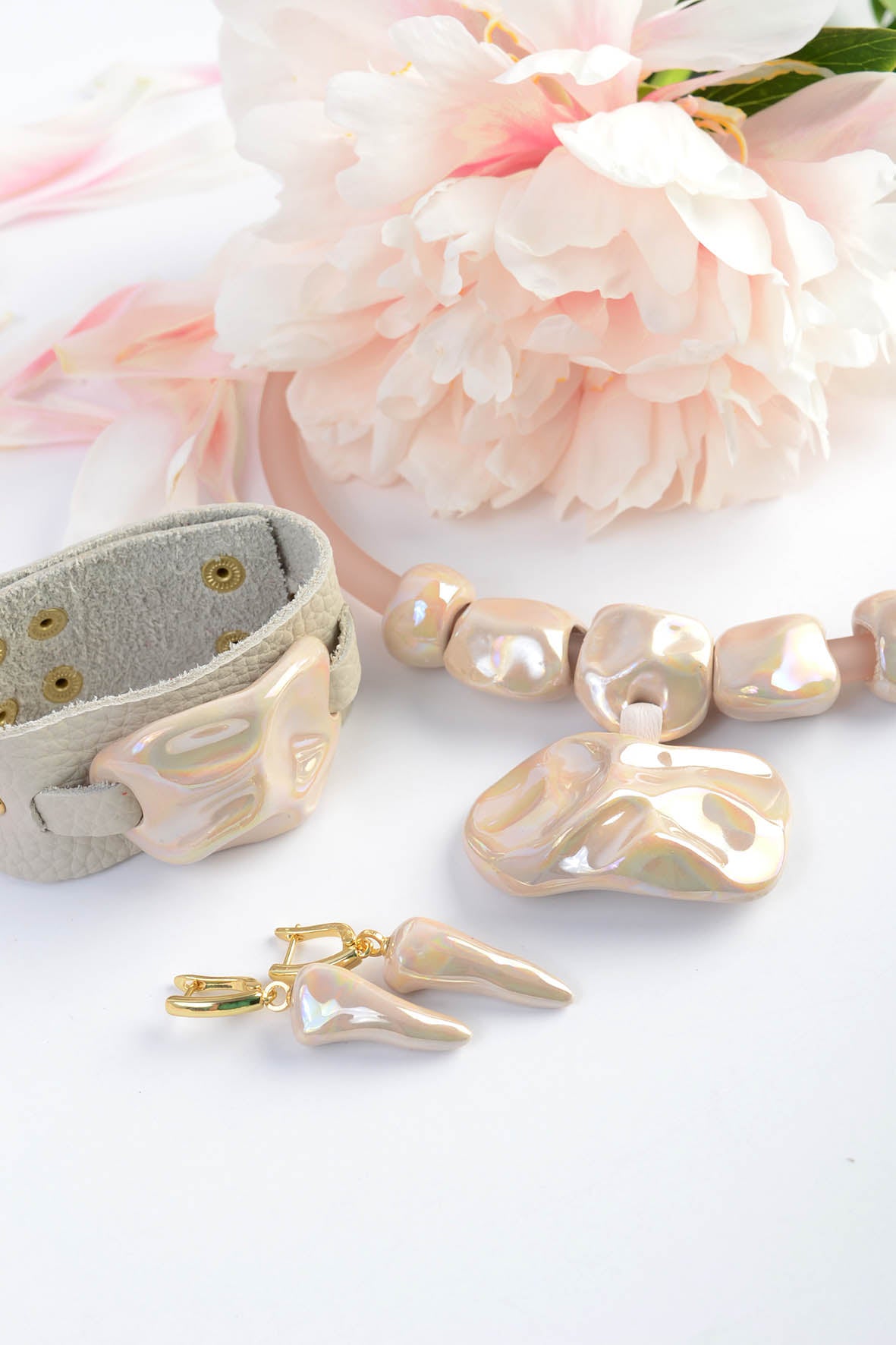 Nude Natural Leather Bracelet For Women