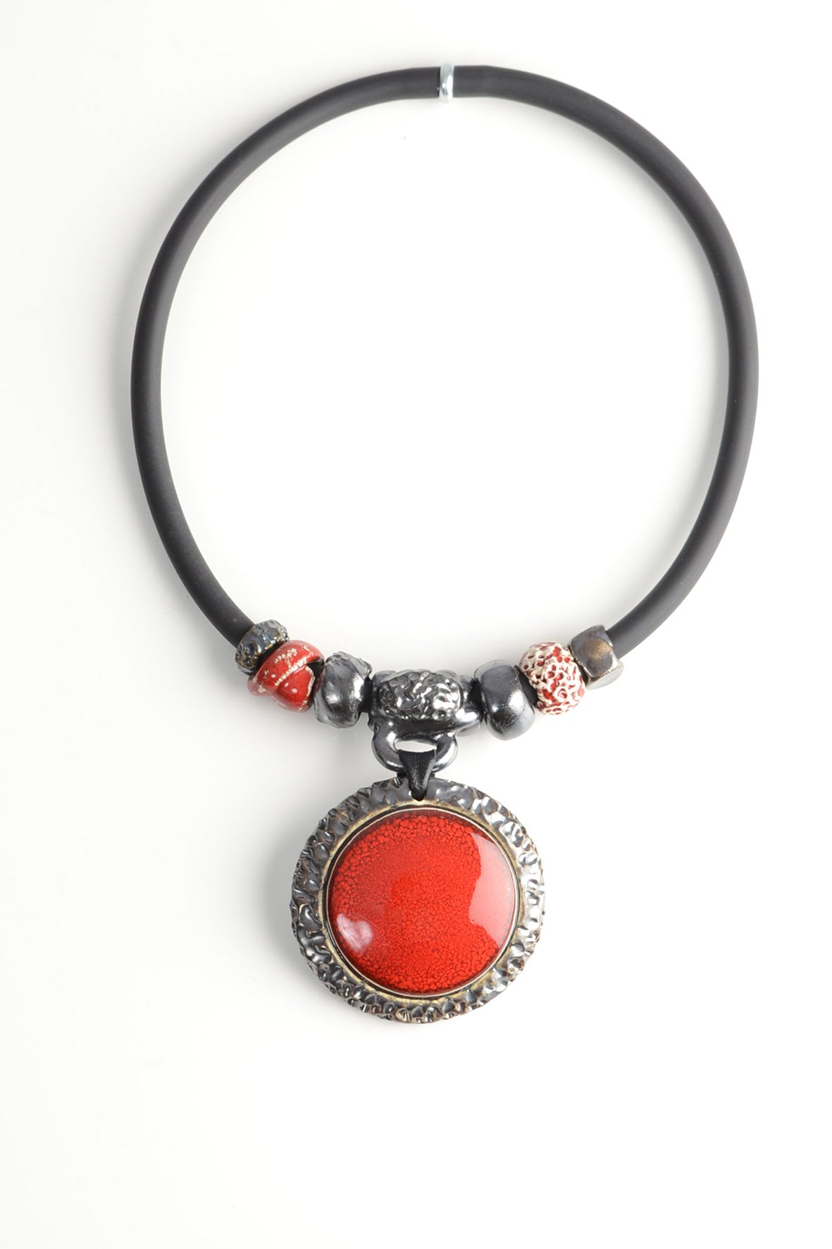 Red Bold Statement Necklace for Women
