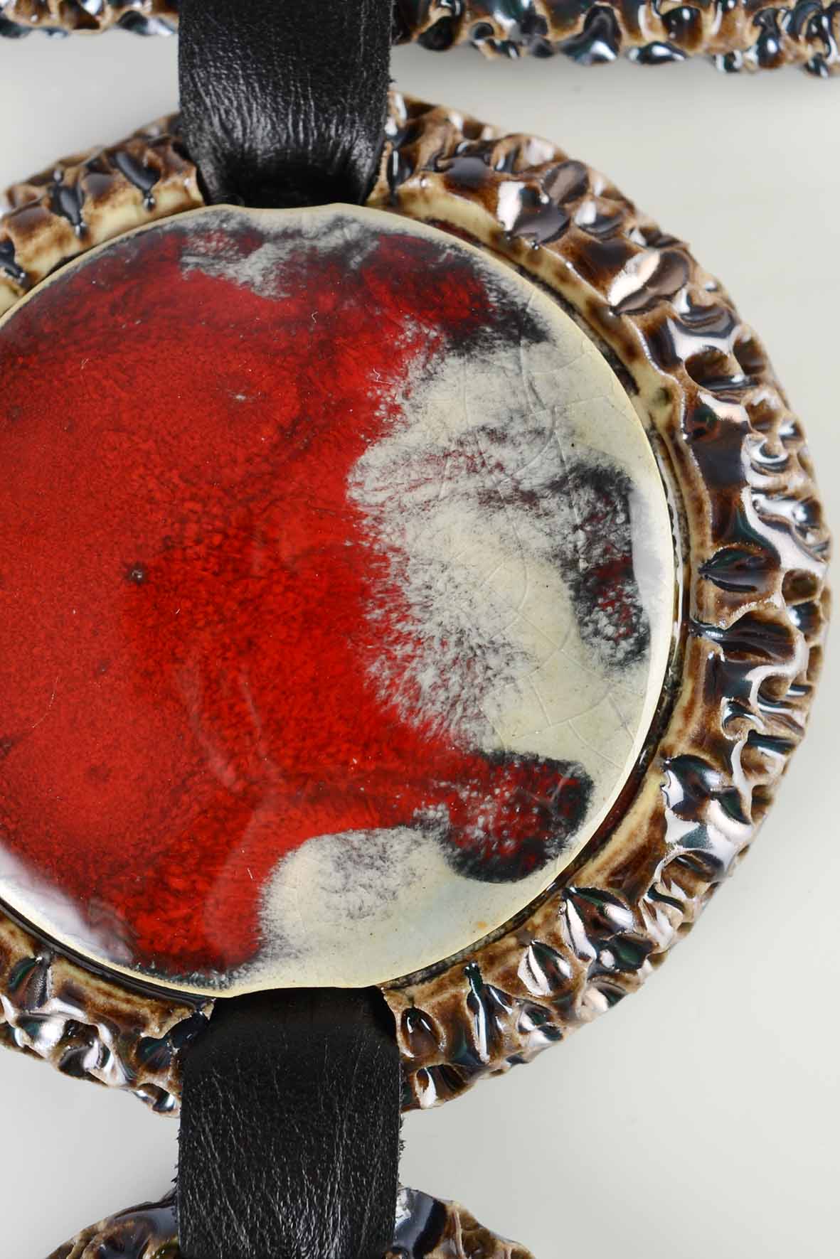 Red Large Statement Necklace