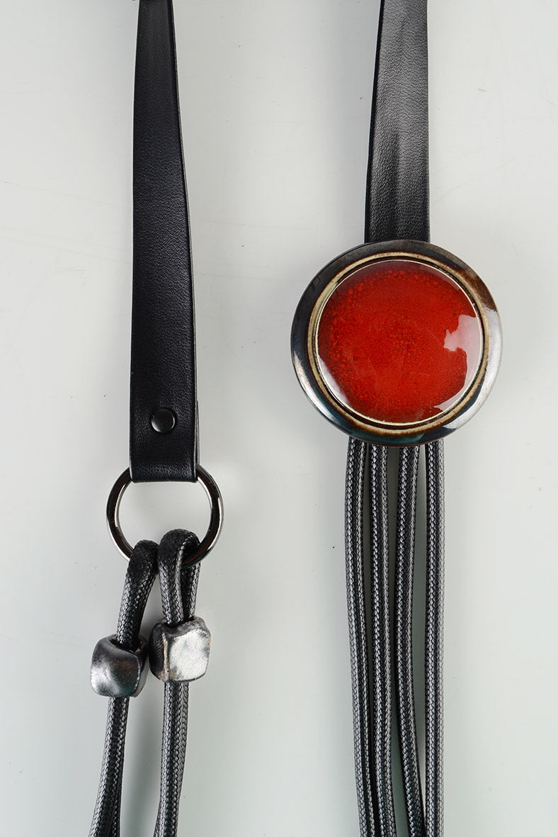 Red Necklace, Three Wearring Ways