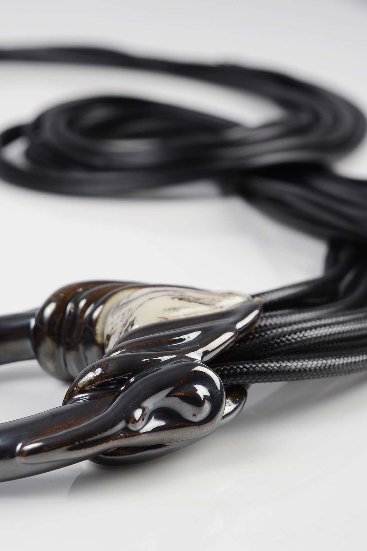 Reversible ing-ring Convertible Necklace - ing-ring Blue & Marble