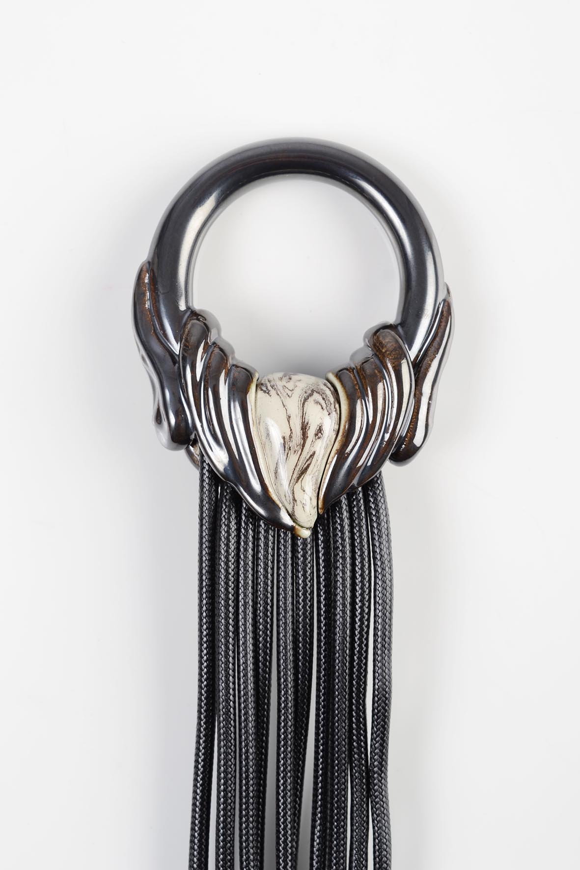 Reversible ing-ring Convertible Necklace - ing-ring Blue & Marble