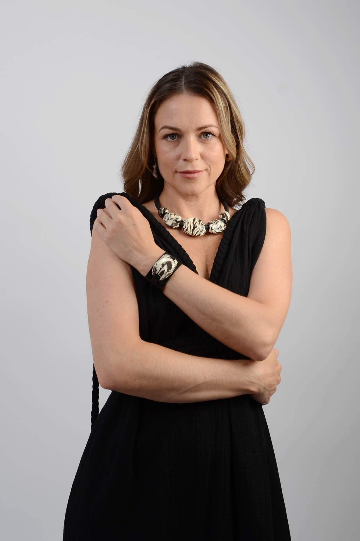 Chunky Asymmetrical Beaded Necklace