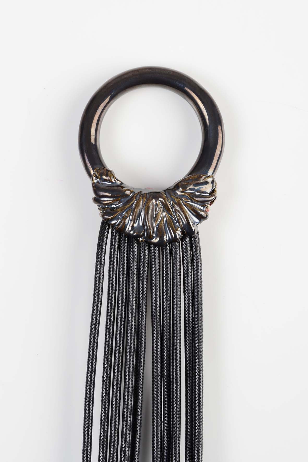 Unconventional Two-Sided Necklace ing-ring