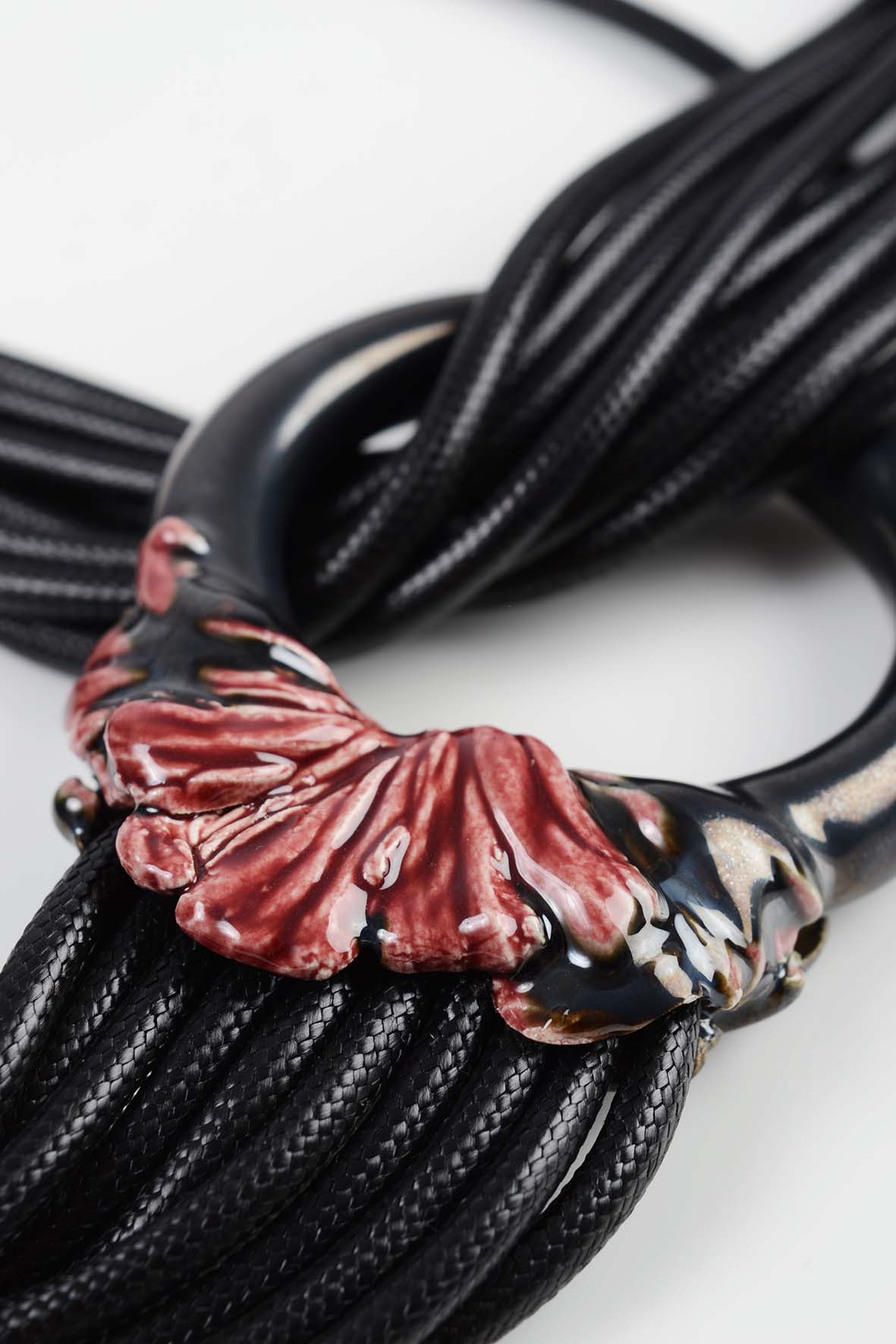 Unconventional Two-Sided Necklace ing-ring