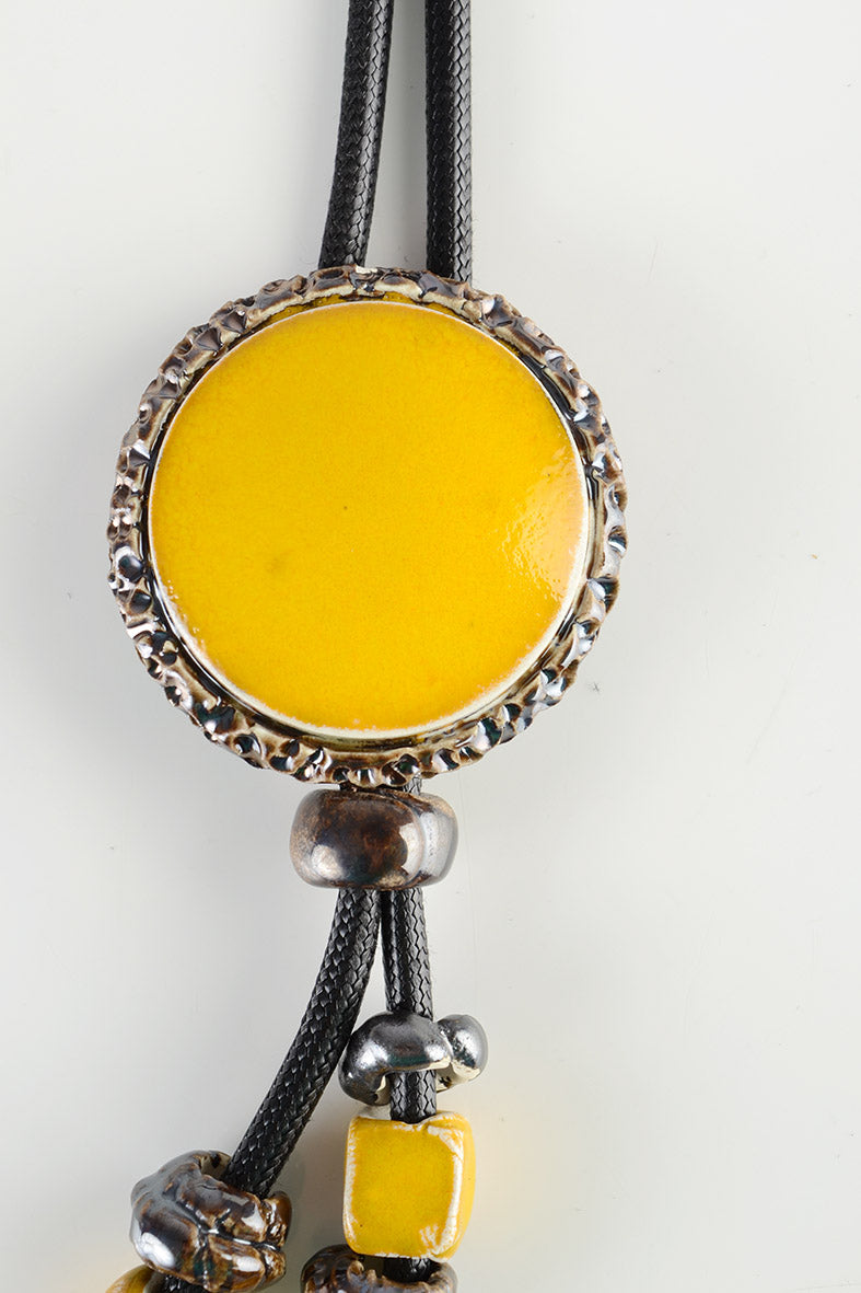Yellow Rodeo Style Necklace