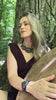 Black organic jewelry set